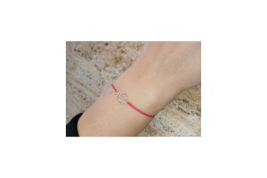 Narukvica sa končićem po želji-lotos-cvijet